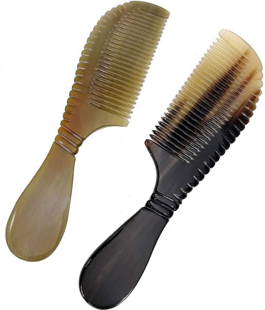 Hand-Polished Buffalo Horn Comb – Perfect for Daily Hair Care