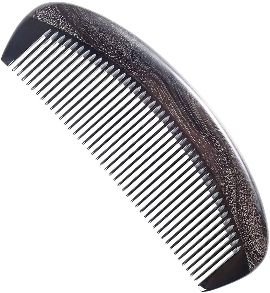 Natural Buffalo Horn Hair Comb – Handmade Comb for Men & Women