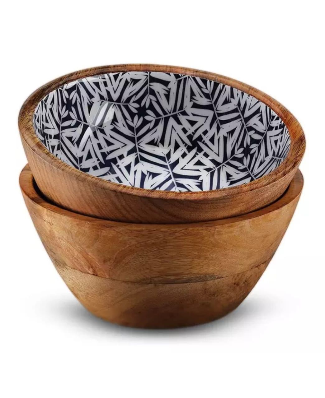 Natural Mango Wood Serving Bowl for Salads & Snacks