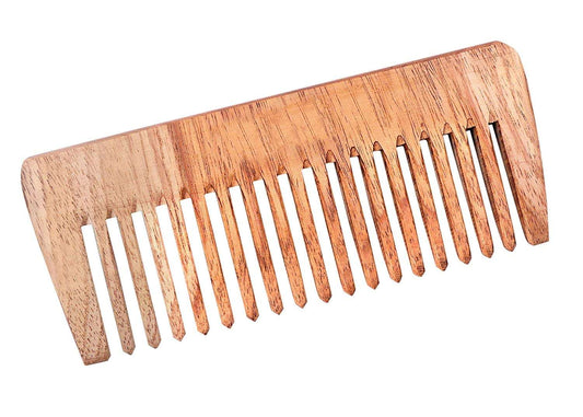 Natural Mango Wood Comb - Eco-Friendly & Anti-Static